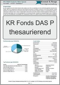 Link zum aktuellen KR FONDS - DEUTSCHE AKTIEN SPEZIAL Factsheet Anteilsklasse P